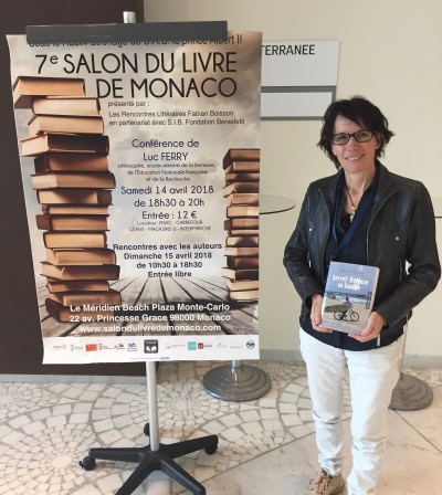Laurence Castaner - Ecrivain Public Salon du livre Monaco dédicace roman