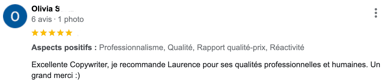 Témoignage Olivia